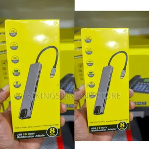 8-in-1 USB-C Multifunction Adapter That Expands a Single USB-C Port