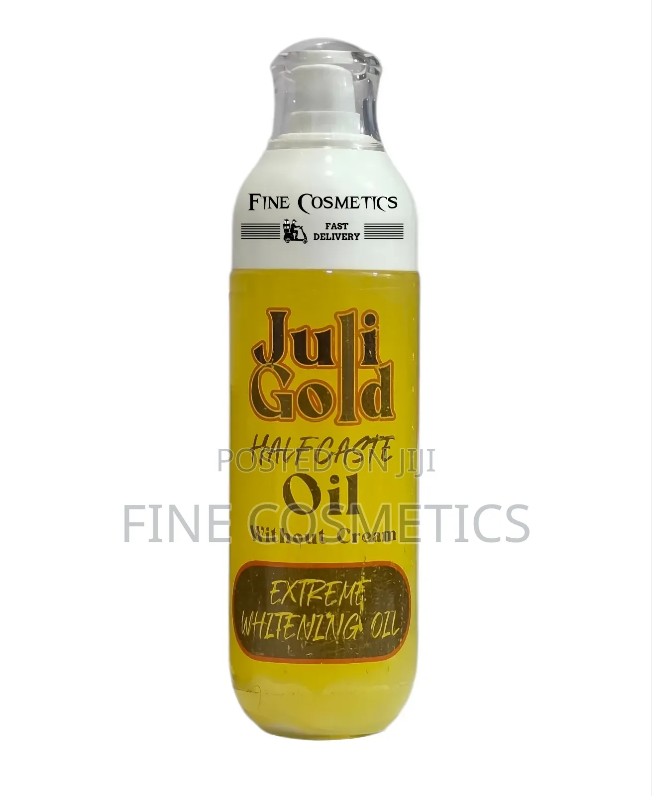 Juli Gold Half Caste Oil, Extreme Whitening Body Serum Without Cream.