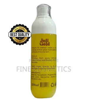 Juli Gold Half Caste Oil, Extreme Whitening Body Serum Without Cream.