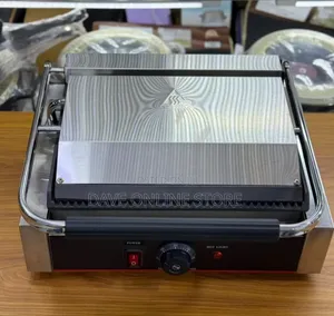 Single Commercial Sandwich Grill Maker