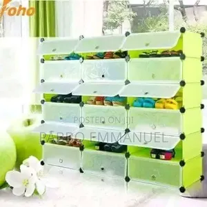4_column Plastic Shoe Racl