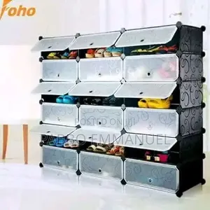 4_column Plastic Shoe Racl