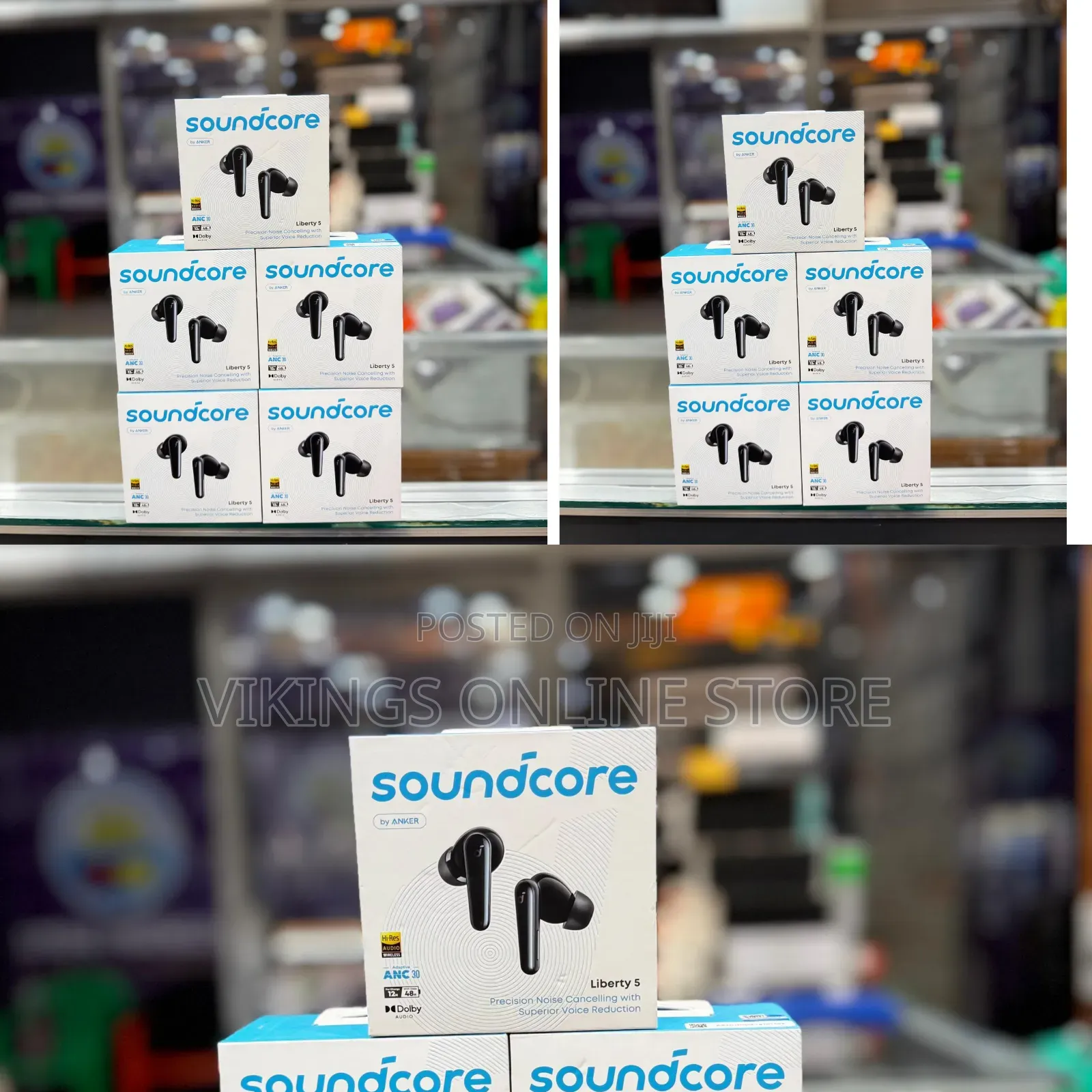 Wireless Noise-Cancelling Earbuds by Anker