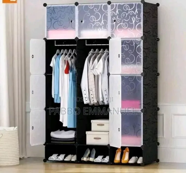 2 in 1 Plastic Closet With a Shoe Rack