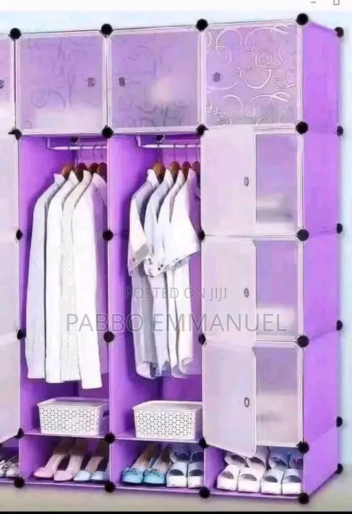 2 in 1 Plastic Closet With a Shoe Rack