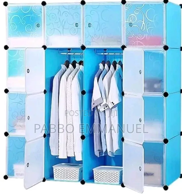 2 in 1 Plastic Closet With a Shoe Rack