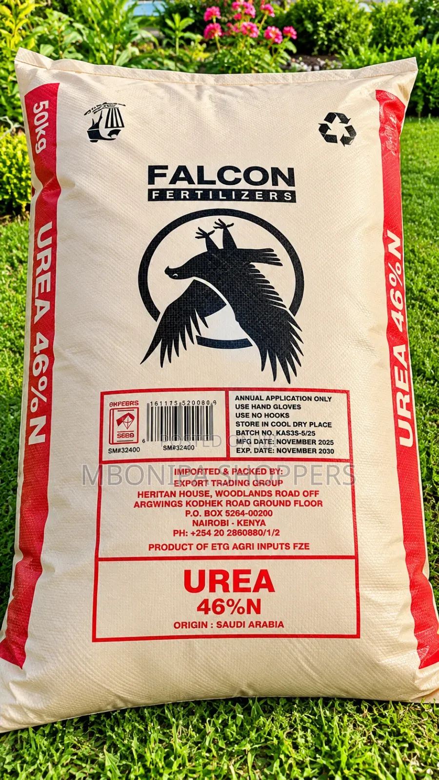 Urea 46%N Fertilizer 50kg
