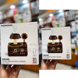 Lifestyle Concord Vintage Aroma Diffuser Speaker in Brown