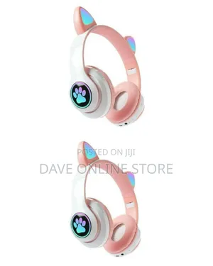 Cute Cat Ear Bluetooth Headphones