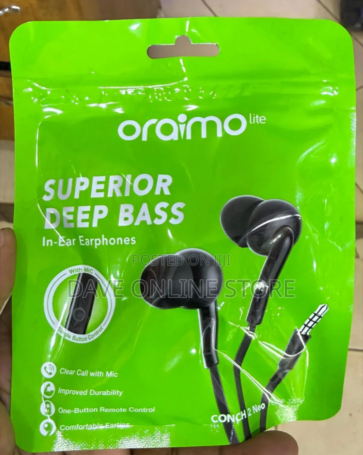 Oraimo Lite Conch 2 Neo (OEP-320S) in-Ear Earphones