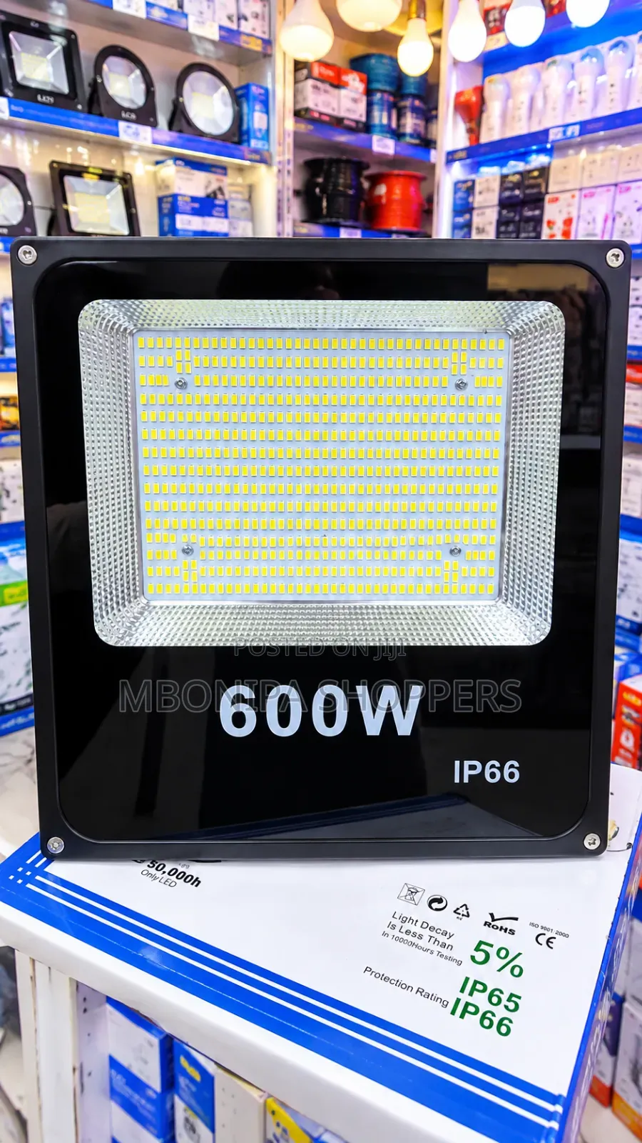 600W Led Flood Light Ip66 Waterproof Led Lights With 120° Wide Beam