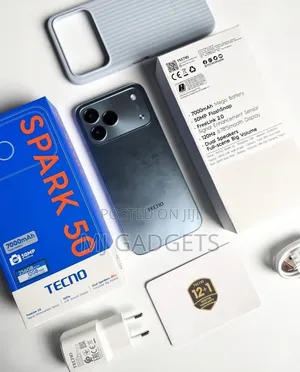 New Tecno Spark 50 128 GB Gray