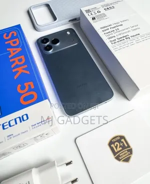 New Tecno Spark 50 128 GB Gray