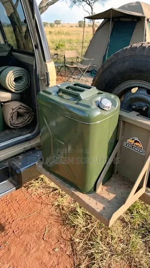 30L Heavy-Duty Metal Fuel Jerry Can With Flexible Sprout