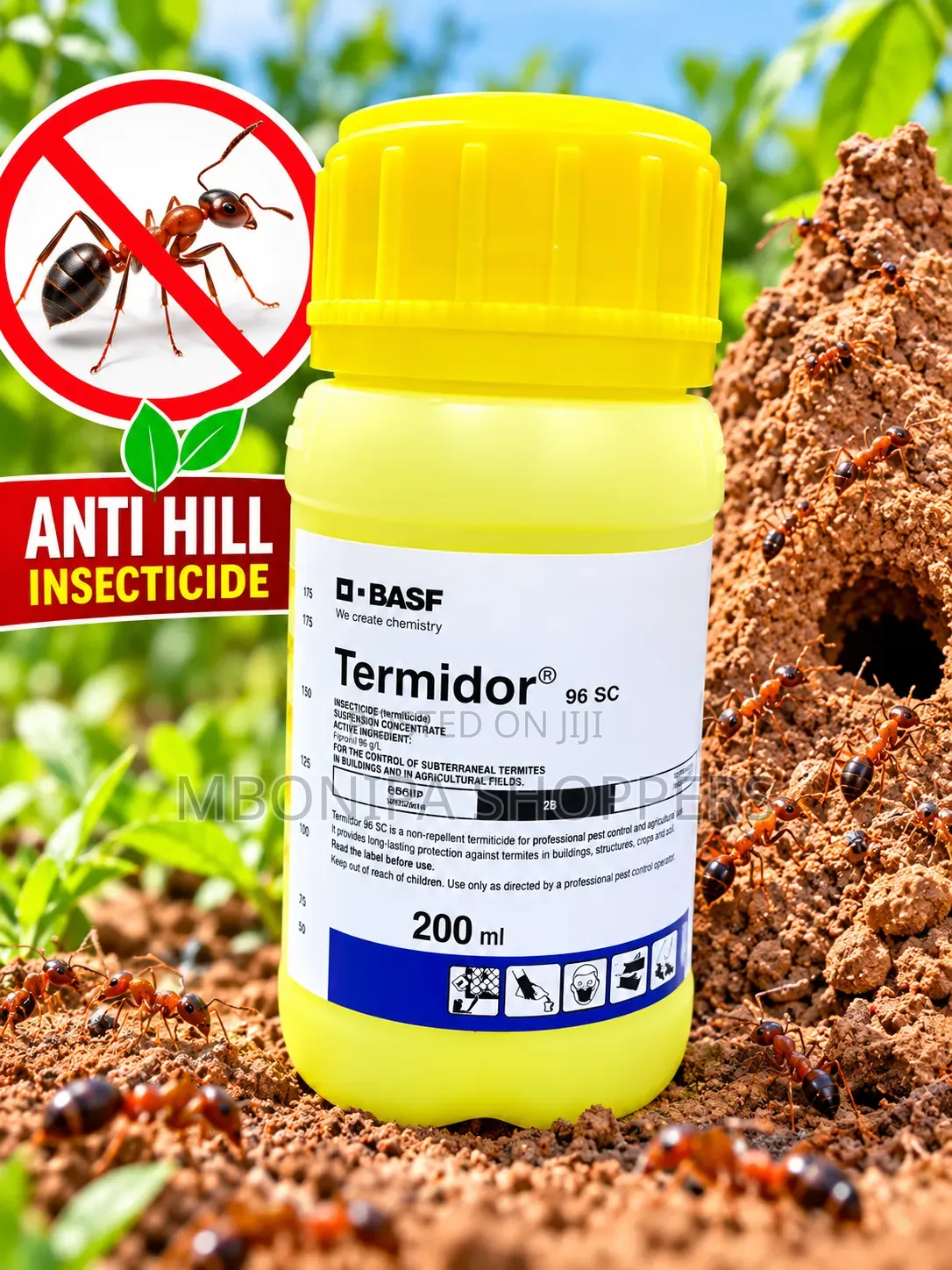 Suppliers of Termidor 96SC in Uganda 200ml From BASF Germany.