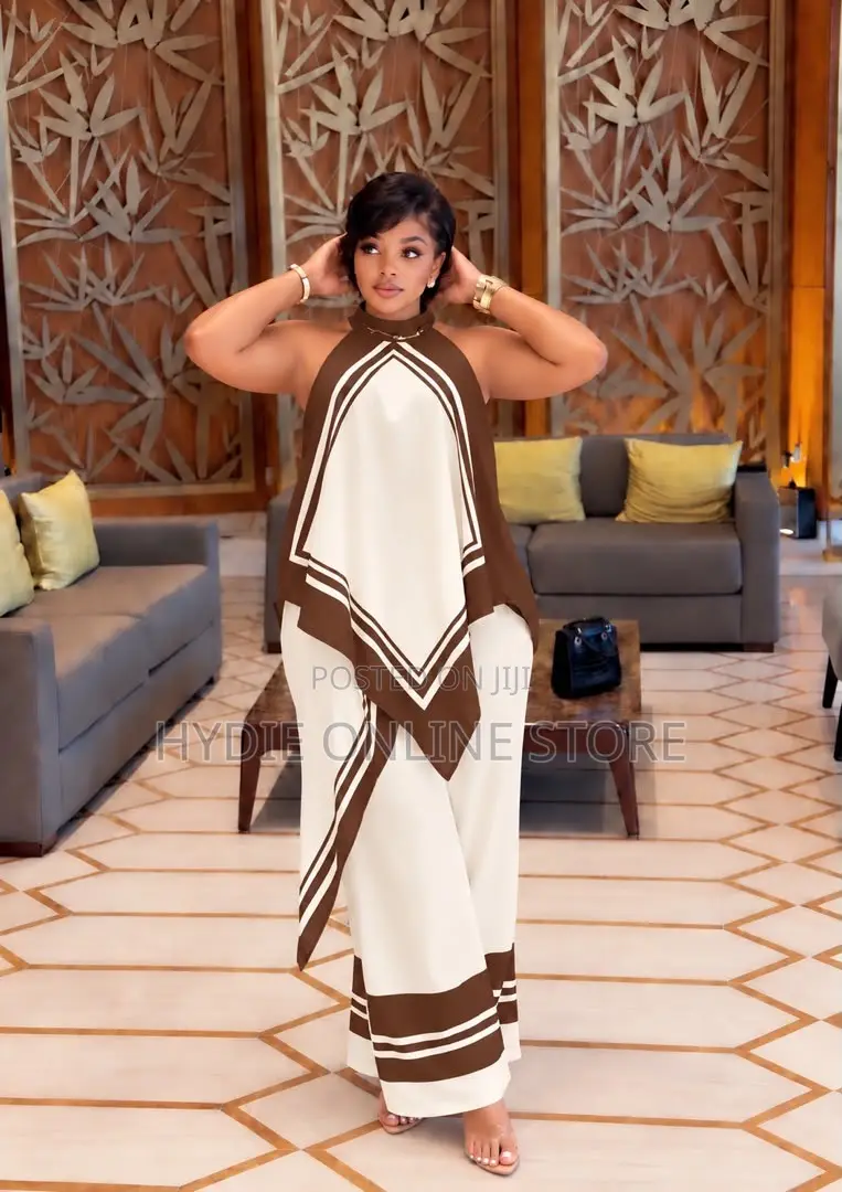 Sleeveless Strips Baggie Two Piece