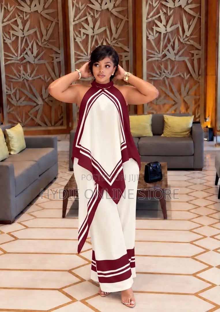 Sleeveless Strips Baggie Two Piece