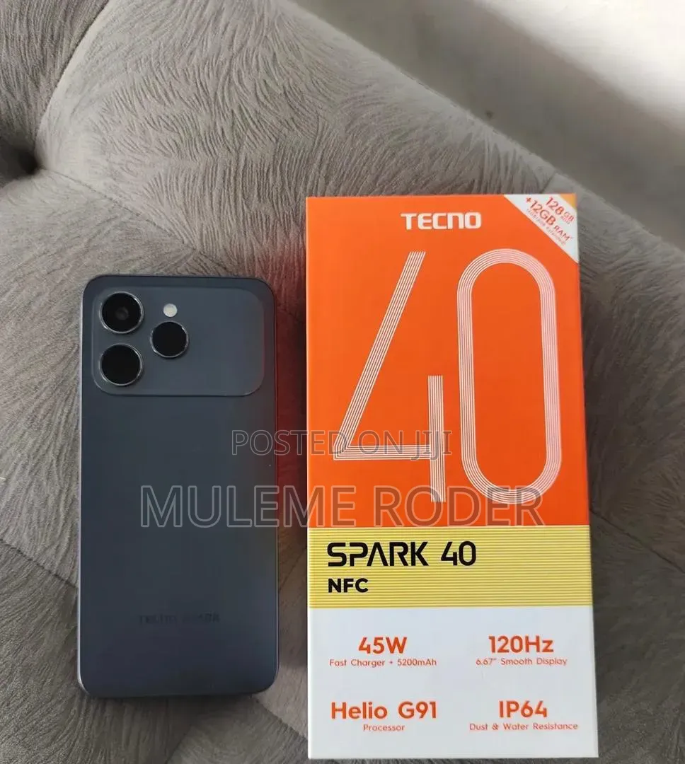 New Tecno Spark 40 256 GB Black