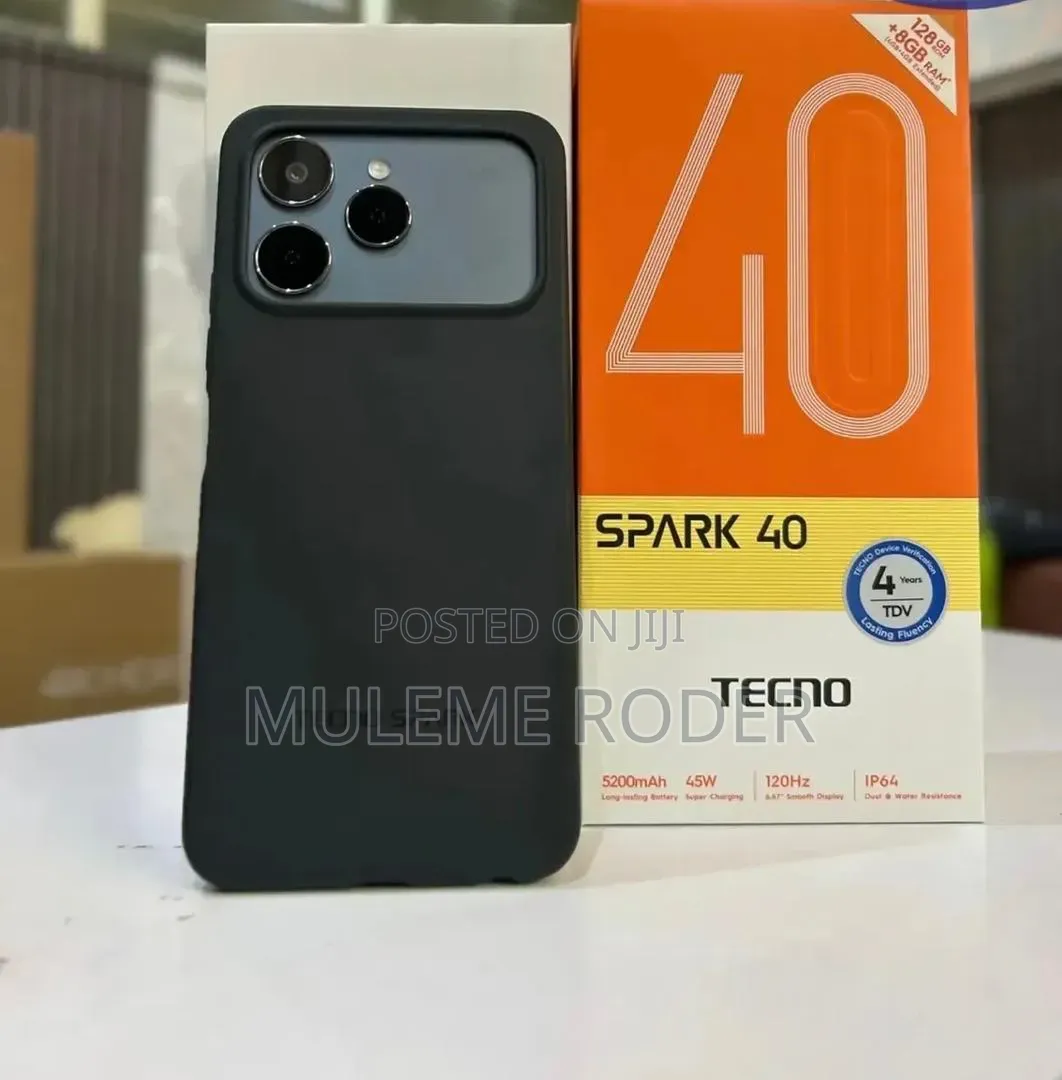 New Tecno Spark 40 256 GB Black