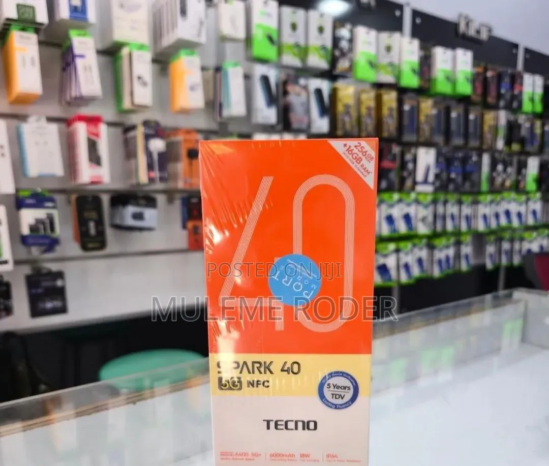New Tecno Spark 40 256 GB Black