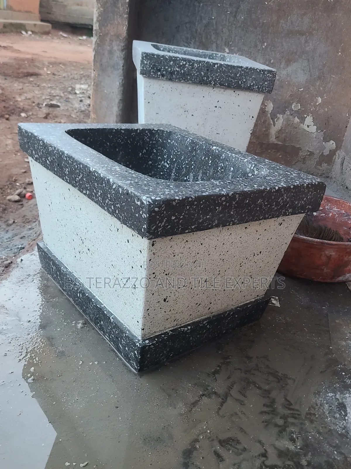 Terrazo Flower Pots