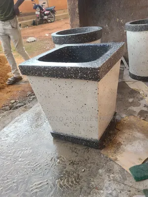 Polished Terrazo Pots