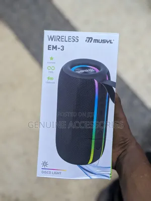 Musyl EM-3 Portable Bluetooth Speaker With RGB