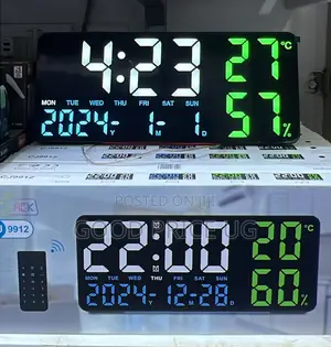 GH9002 Multi-Function Digital LED Wall Clock