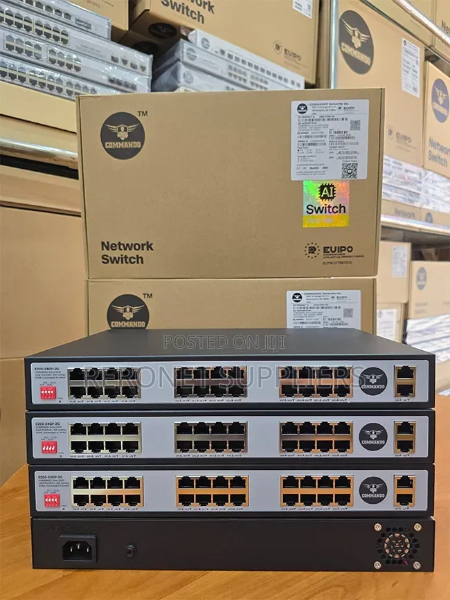Commando 24port Poe+2uplinks Gogabit Switch
