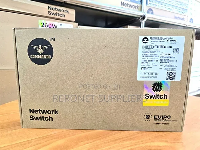 Commando 24port Poe+2uplinks Gogabit Switch