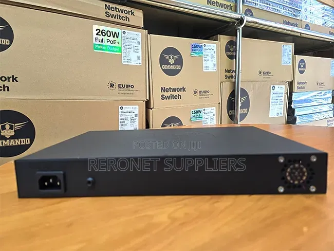 Commando 24port Poe+2uplinks Gogabit Switch