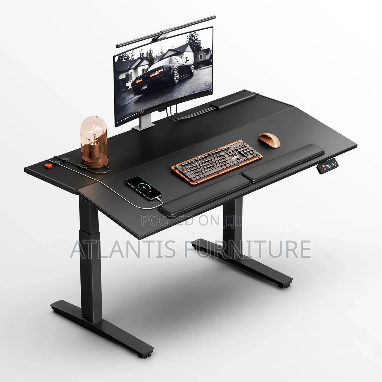 Black Original Executive Electric Table