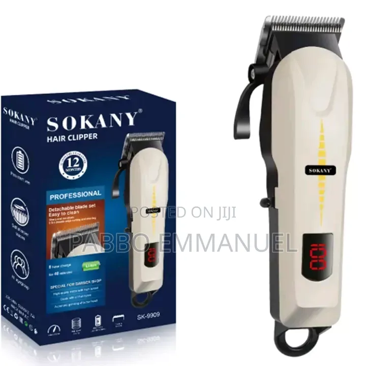 Sokany LCD Display Hair Clipper