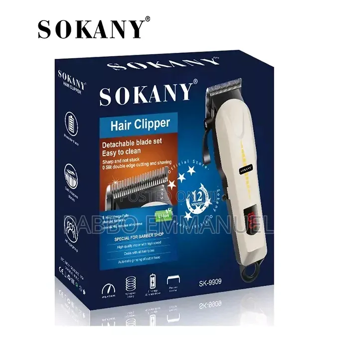 Sokany LCD Display Hair Clipper