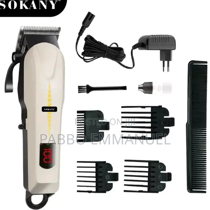 Sokany LCD Display Hair Clipper