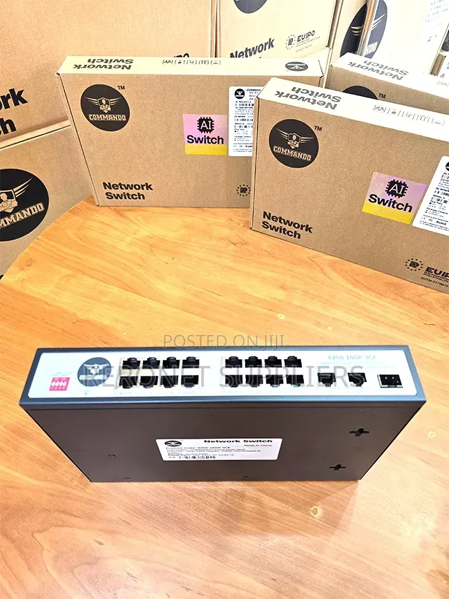 Commando 16port Poe Gigabit Switch +2ge +1sfp