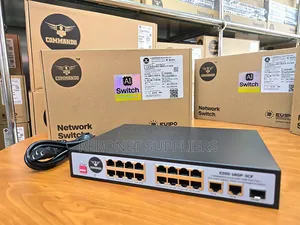 Commando 16port Poe Gigabit Switch +2ge +1sfp