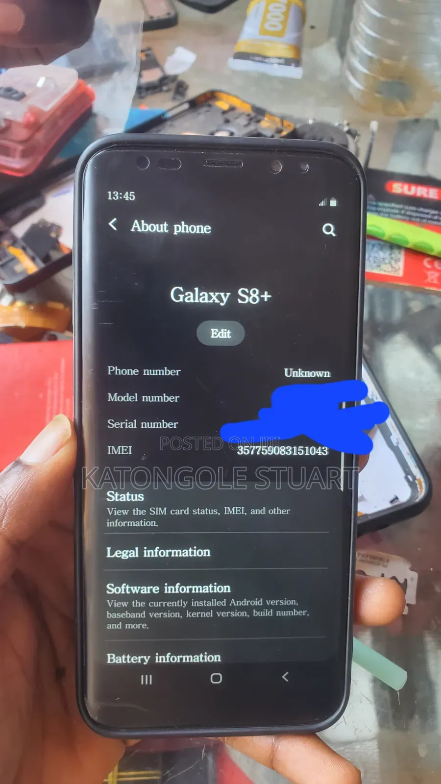 Samsung Galaxy S8 Plus 64 GB Black