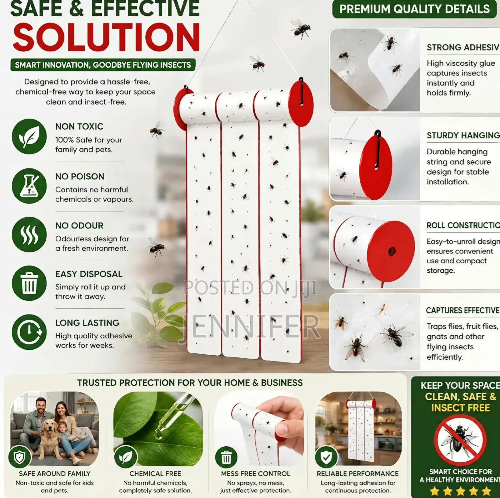 Trap Expert Flying Insect Glue Sticker