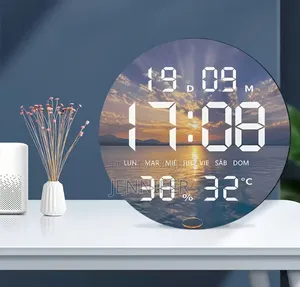 Moon-Design Digital LED Wall and Desk Clock