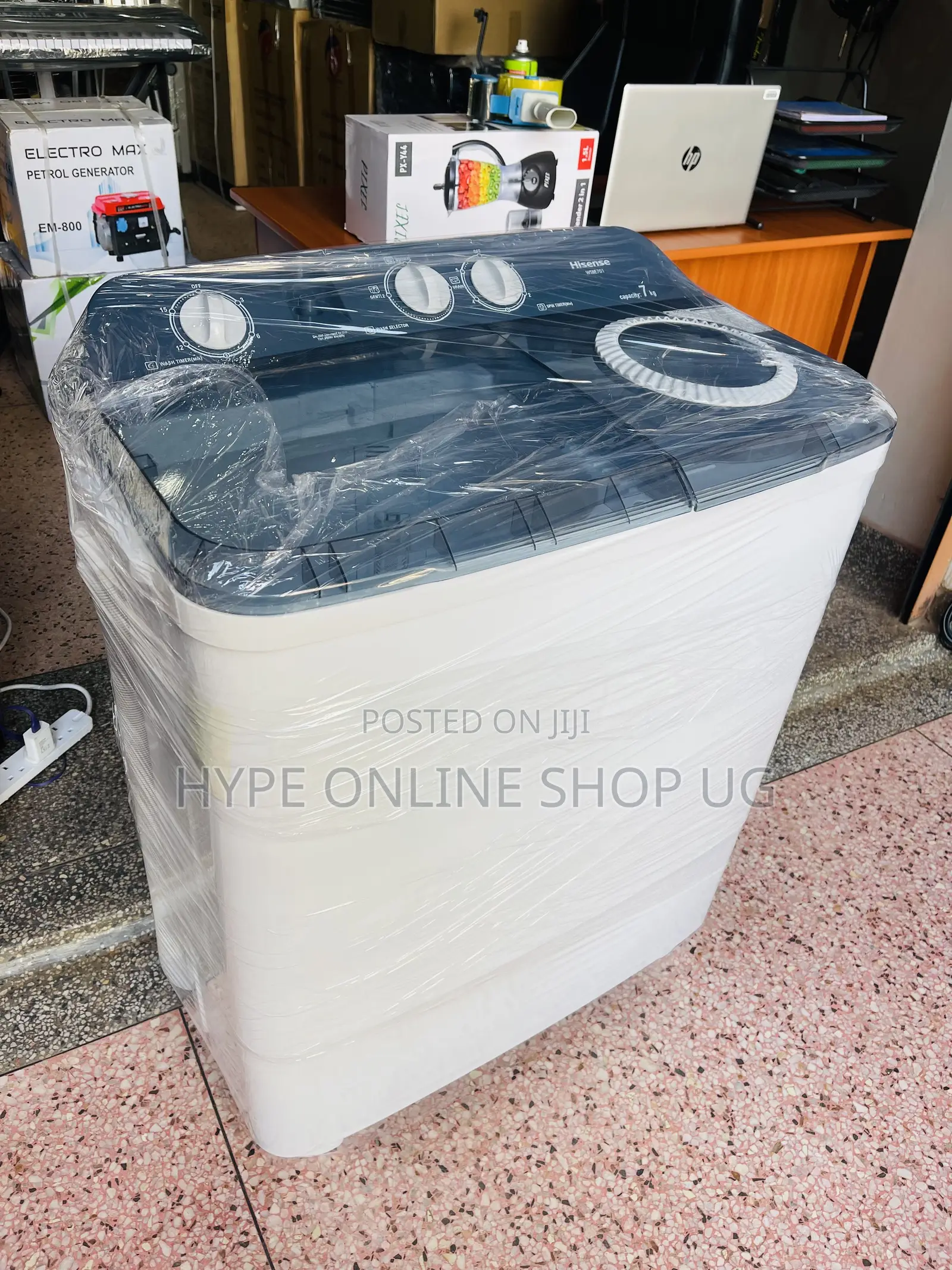 7kgs Imported Used but Next to New Twinturb Hisense Washing Machine