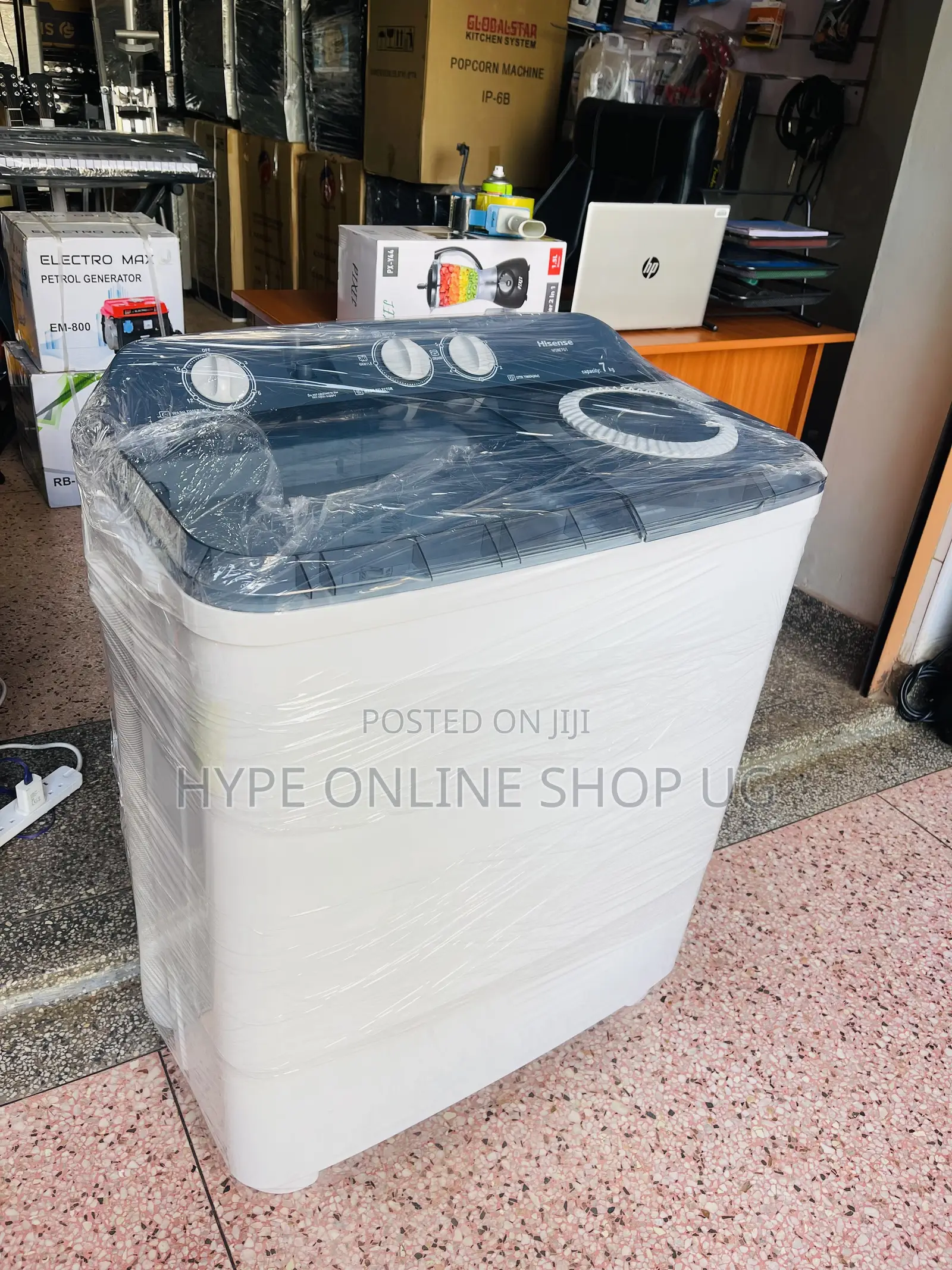 7kgs Imported Used but Next to New Twinturb Hisense Washing Machine