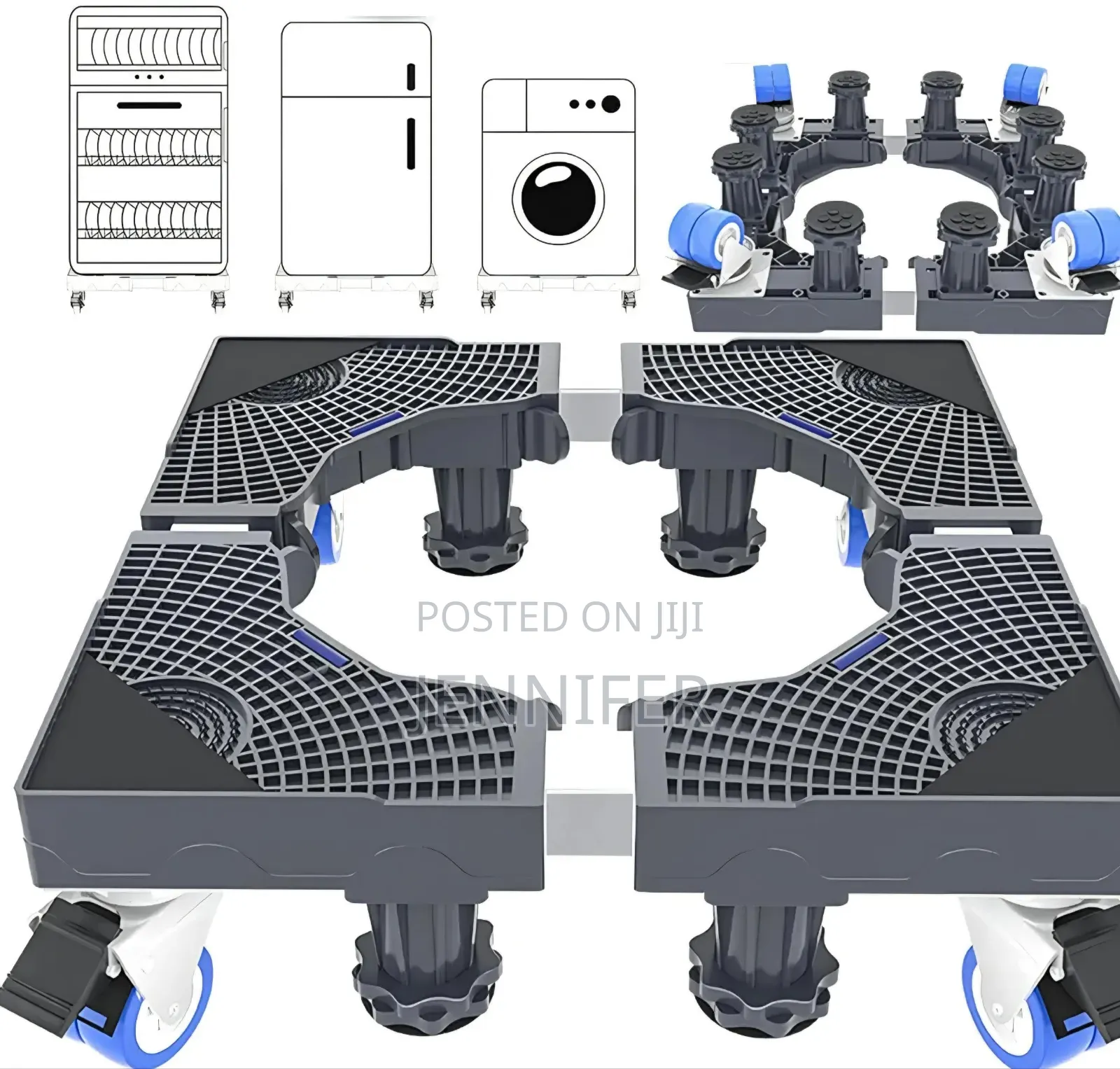 Super Heavy Duty Adjustable, Multi-Functional Movable Base