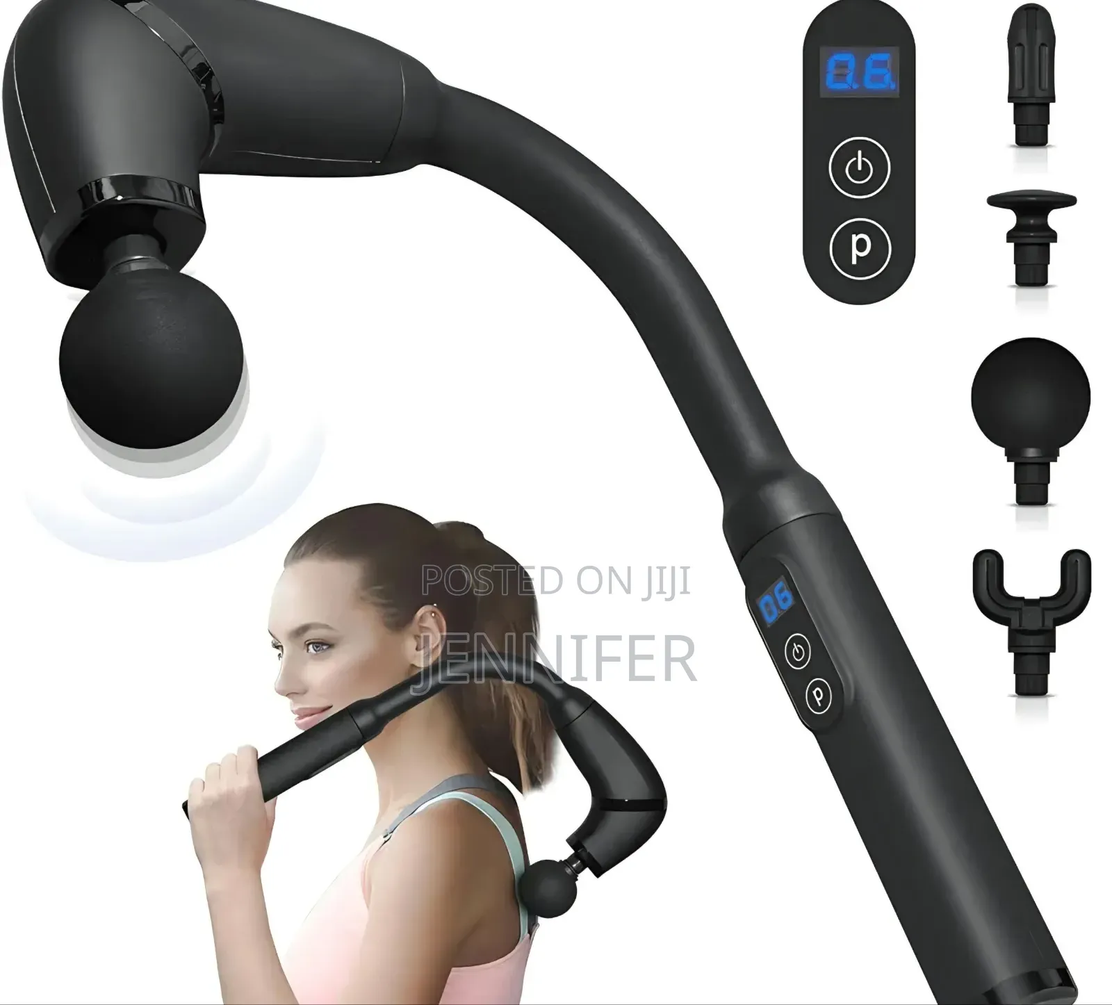 Massage Gun Deep Tissue With Upgraded Extension Handle