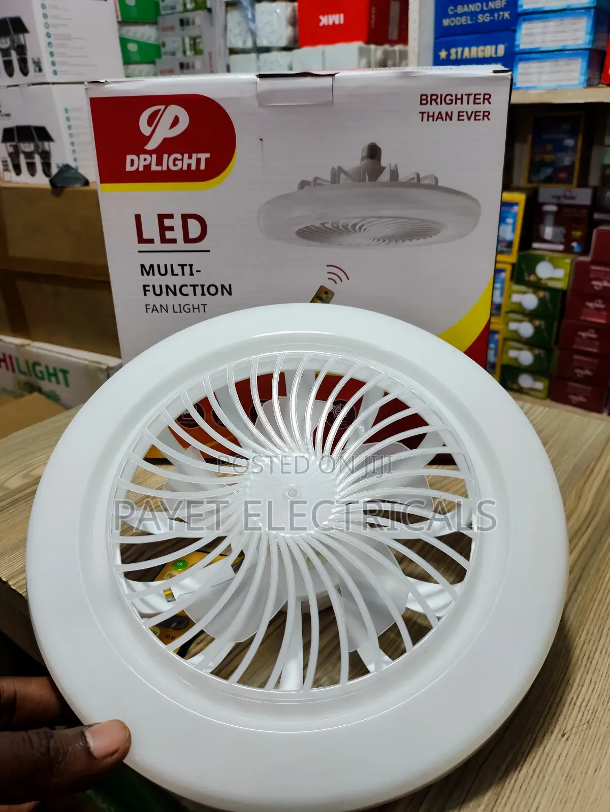 Multi Function LED Fan Bulb With Remote