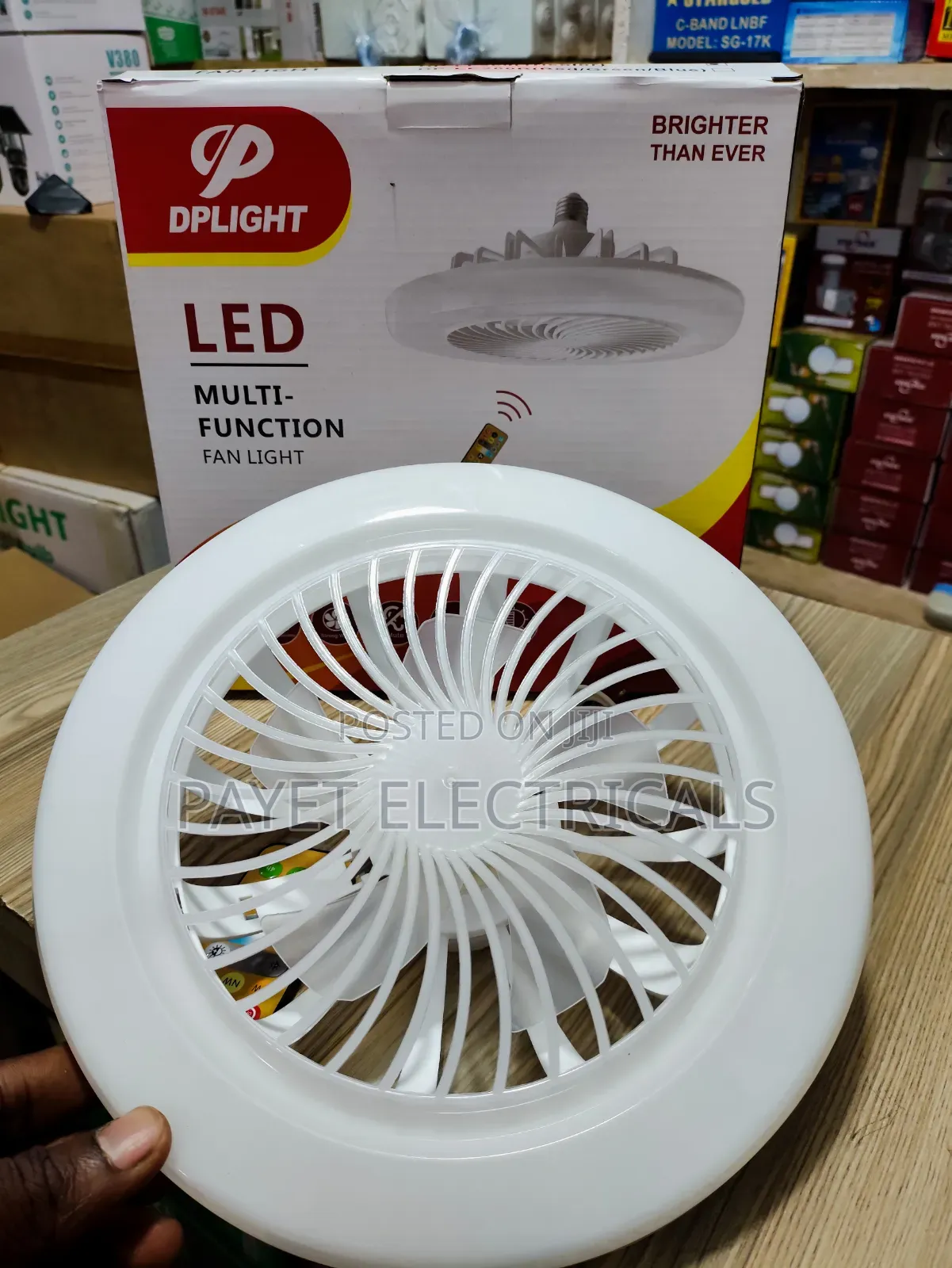 Multi Function LED Fan Bulb With Remote