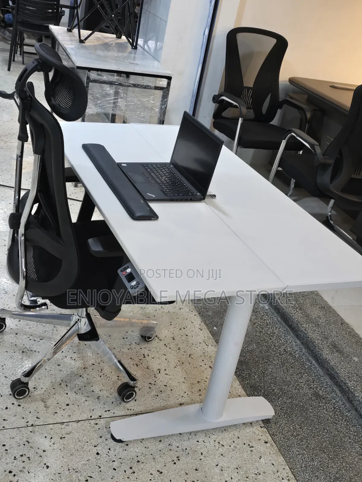 Combo Set Electric Table and Reclining Back Support Chair