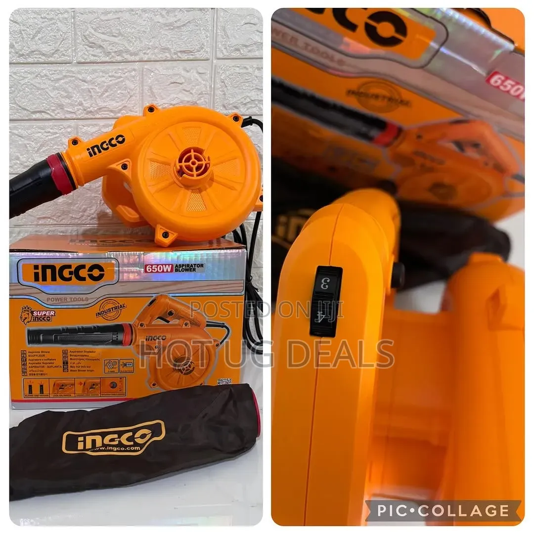 INGCO 650W 2-in-1 Handheld Air Blower Vacuum Cleaner