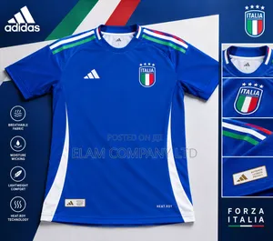 Italy National Team Retro Football Jersey – Blue |Adidas Style /Jersey