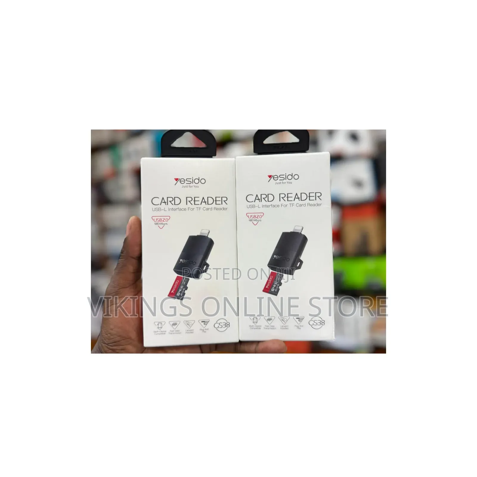 Yesido GS38 Lightning to TF Card Reader, a Compact Adapter